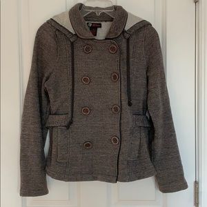 Comfy Pea Coat Sweatshirt